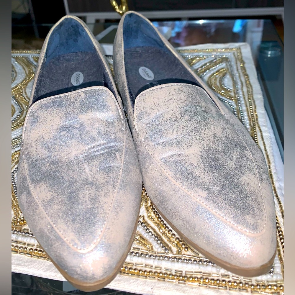 Dr. Schooll's Light Gold Slip on Loafers Size 7 Gently worn